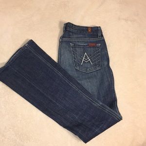 7 for all mankind A-pocket flare leg jeans